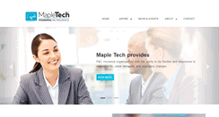 Desktop Screenshot of maple-tech.com