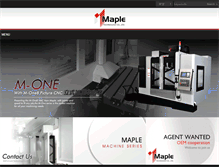 Tablet Screenshot of maple-tech.com.tw